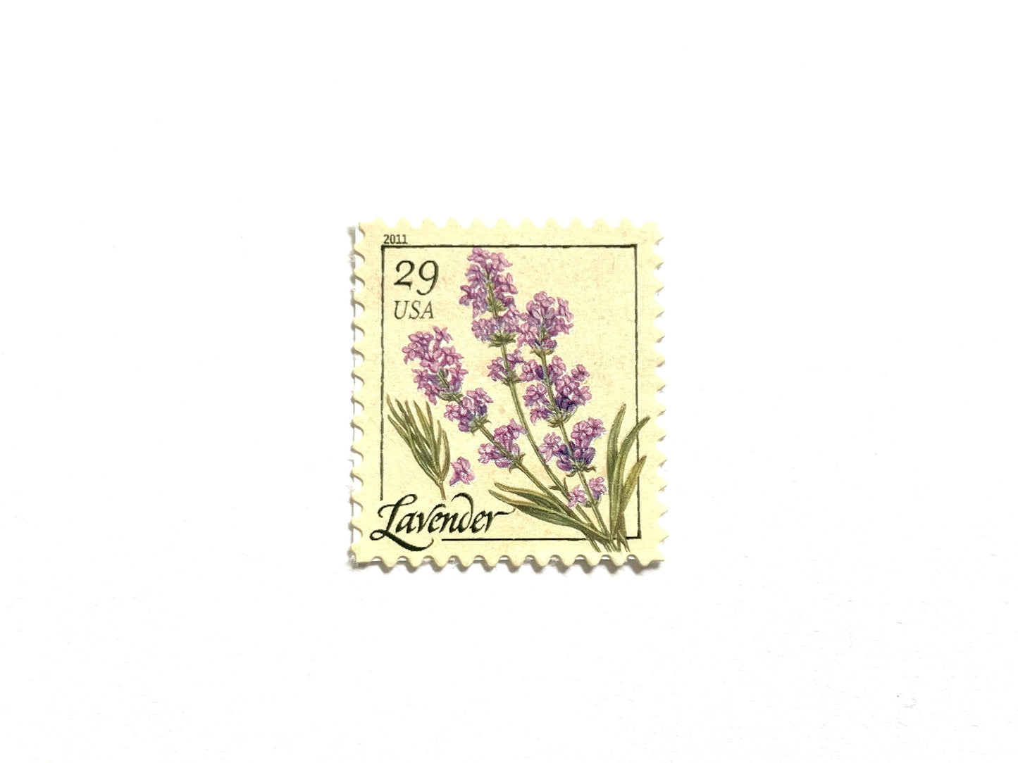 Lavender Herb Stamps (Herbs, Culinary, Flowers, Bridal, Purple) Vintage Unused USPS Postage 29c