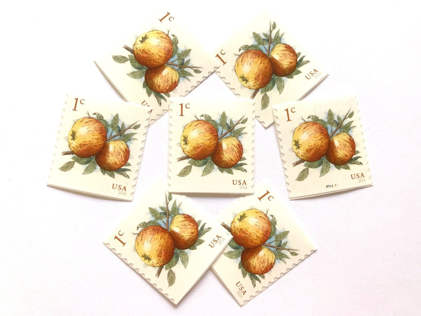 Unused Apples Stamps (Pippin Apple, Fruit) USPS Postage 1c - Heritage Post House