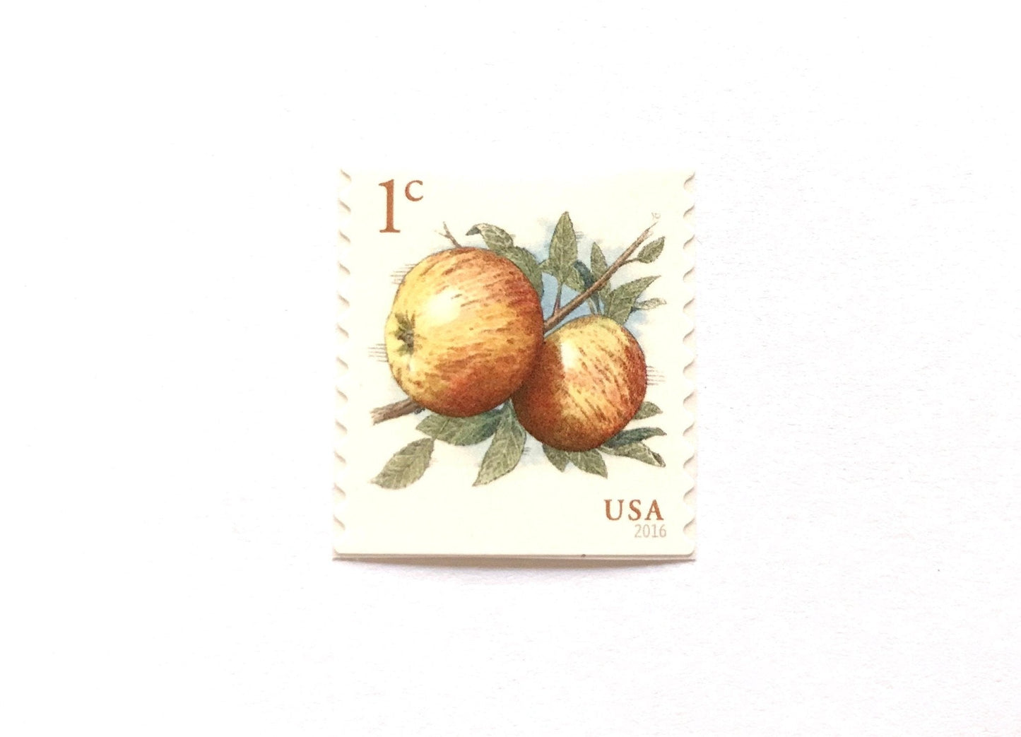 Unused Apples Stamps (Pippin Apple, Fruit) USPS Postage 1c - Heritage Post House
