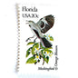 Image of Florida State Bird and Flower postage stamps from 1982, featuring a Mockingbird and Orange Blossom on vintage unused 20-cent USPS postage, Scott 1961.