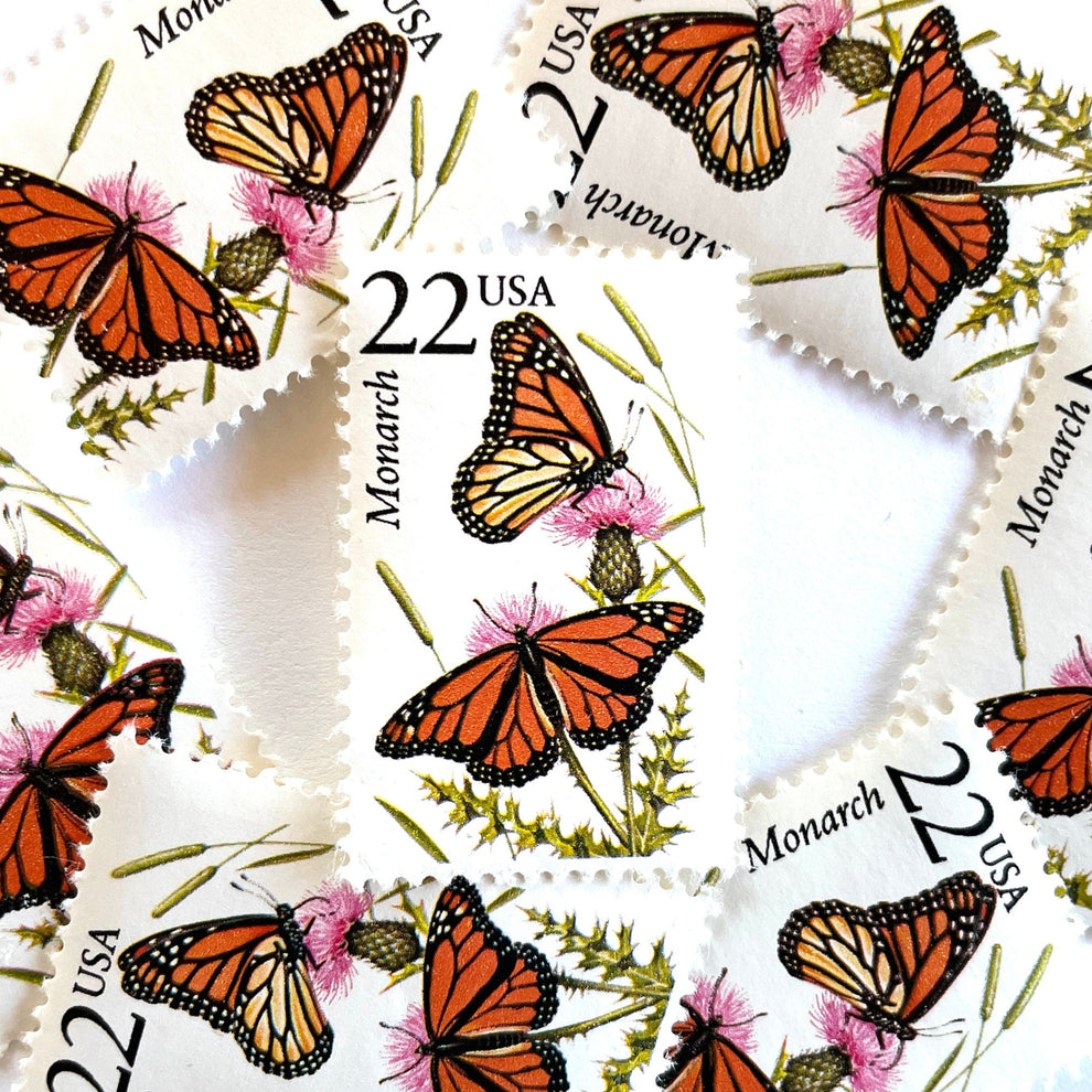 Monarch Butterfly Postage Stamps (North American Wildlife Series ...