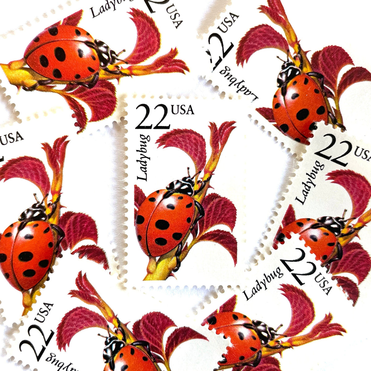 Lead Insect Stamp Ladybug Postage Stamps (North American Wildlife Series, Insect ...