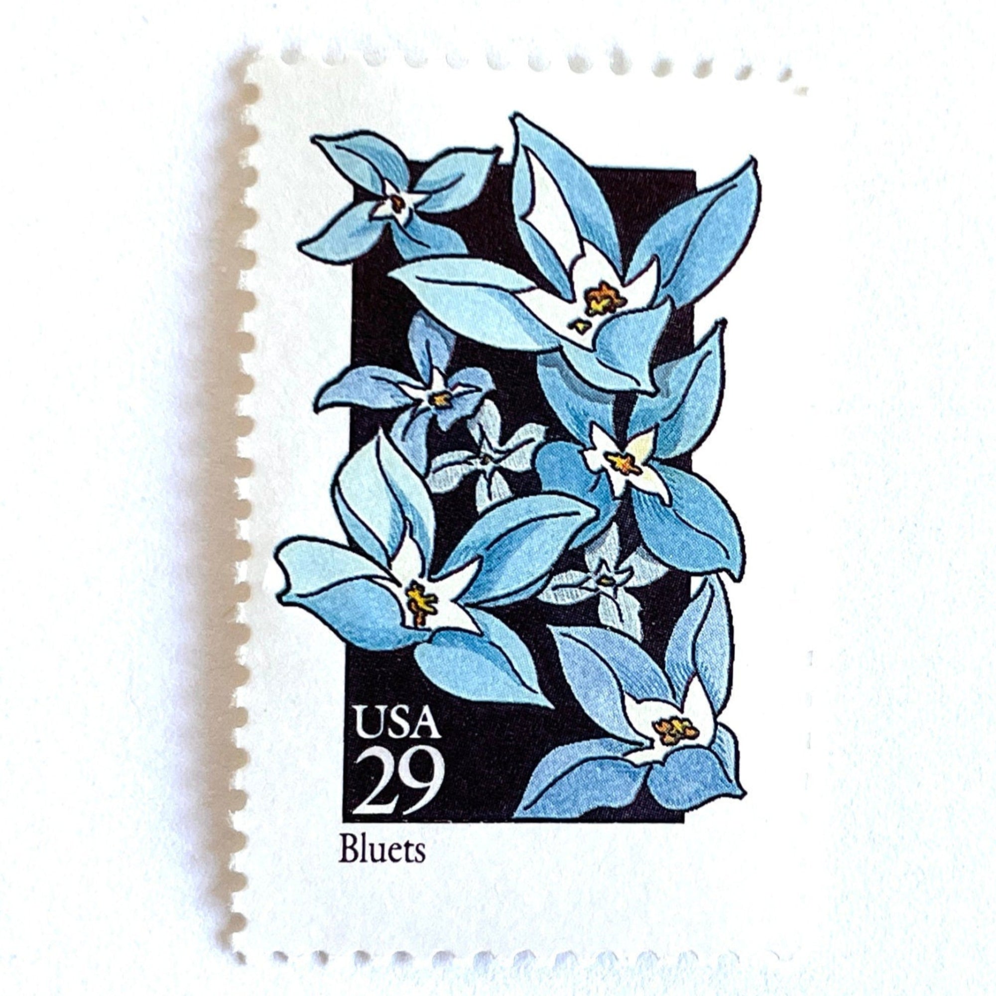 Bluets Postage Stamps | American Wildflower Series | Blue Flower | Bot ...