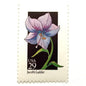 Image of 1992 American Wildflower Series “Jacob's Ladder” vintage USPS mail stamps. Scott #2684. Stamp Themes: Plants, Flowers, Wildflowers, Flora. Purple, Blue, Green, Multicolored gummed postage stamp. Perfect postage stamp to use for save the date announcements, wedding invitation postage, bridal shower invitations, birth announcements, valentine’s day, thank you cards, and snail mail.