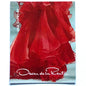 Oscar de la Renta Red Dress postage stamp from 2017 featuring a red couture dress on unused USPS Forever postage, Scott 5173e.