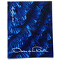 Oscar de la Renta Blue Dress Ruffles postage stamp from 2017 featuring a blue couture dress with ruffled detail on unused USPS Forever postage, Scott 5173g.