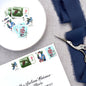 Unused Blue Christmas vintage postage stamp set perfect for adding a special touch to your holiday cards or letters! Each curated set is comprised of four (4) unused stamps with a total USPS postage value of $0.85 (USD) per set — enough postage to mail a standard letter weighing up to 1-ounce.