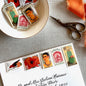 Unused vintage stamp set for mailing Mexican-inspired wedding invitations (e.g. for a destination wedding in Mexico, Southwest wedding), save-the-dates, or other special correspondence. Each curated set is comprised of five unused stamps with a total USPS postage value of $1.22 per set — enough postage to mail a standard letter weighing up to 2 ounces or a non-machinable envelope (i.e. an invitation with a wax seal or an envelope that is square or oversized) weighing up to 1 ounce. These U.S. stamps are per