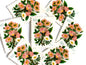 Vintage Unused Wedding Series Garden Botanical Stamps (Bridal Bouquet, Coral, Pink) USPS Postage 60c