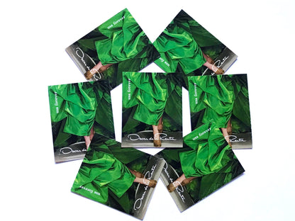 Unused Vintage Oscar de la Renta Green Dress Stamps (ODLR, Fashion Designer) USPS Postage Forever Stamp - Heritage Post House