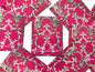Unused Vintage Oscar de la Renta Pink Fabric Stamps (ODLR, Fashion Designer) USPS Postage Forever Stamp - Heritage Post House
