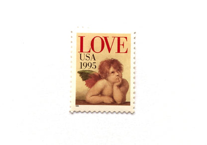 Vintage Unused Love 1995 Cherub Stamps (Angel, Non Denominated), USPS Postage 32c - Heritage Post House