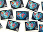 Vintage Unused Love Series Heart - Shaped Globe Stamps (Earth, World, Blue) USPS Postage 29c - Heritage Post House